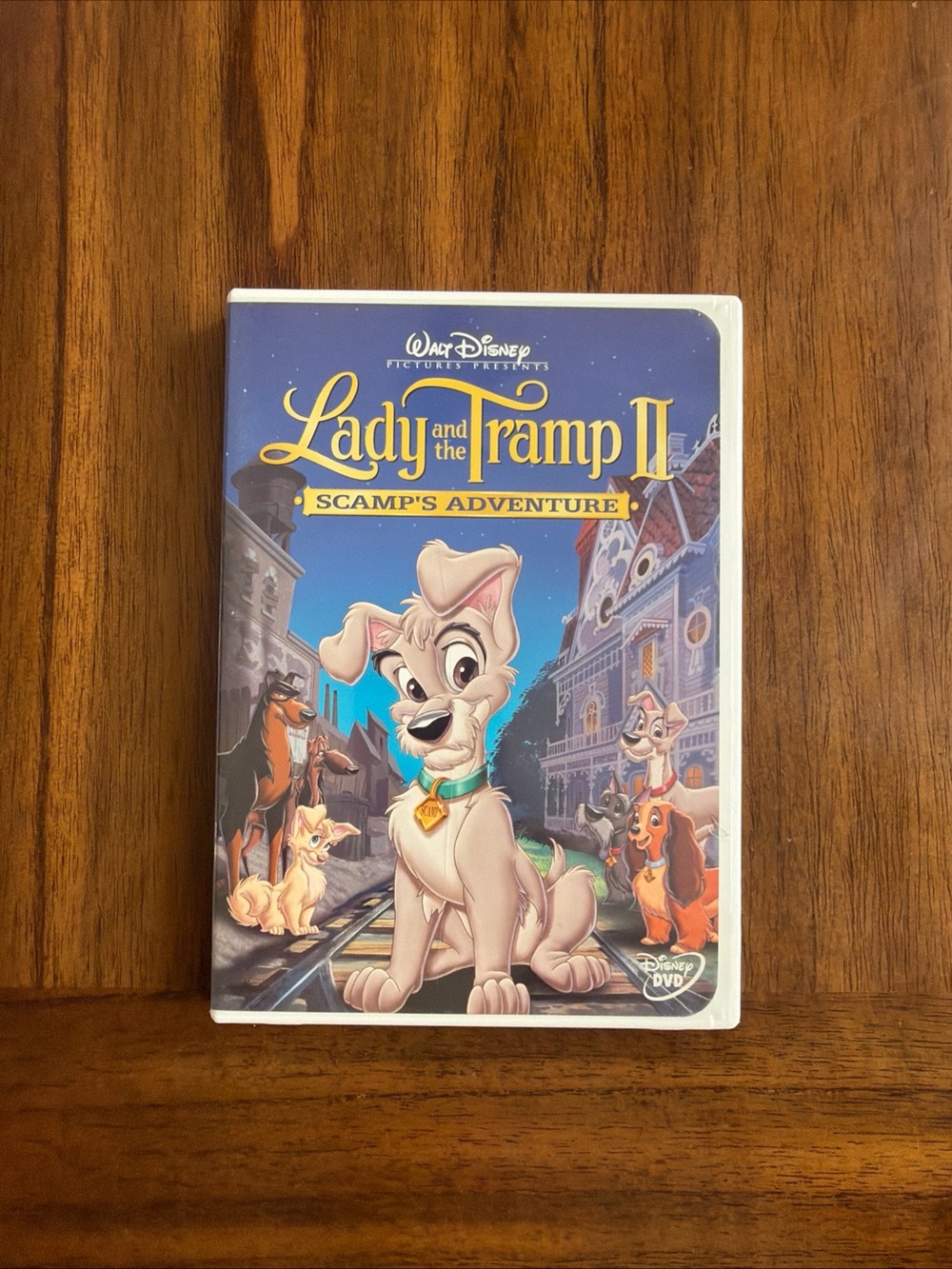Disney Lady and the Tramp II DVD – Blue Illustrated Cover